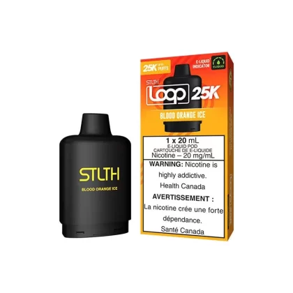 Blood Orange Ice by Stlth Loop 25K – Closed Pod System [ON]