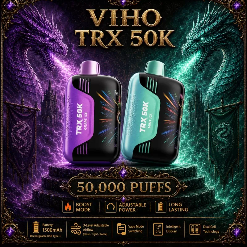 VIHO TRX 50K - Strawmelon Ice - Vapeciga