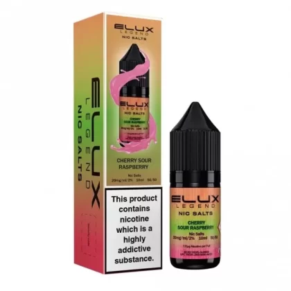 ELUX Cherry Sour Raspberry Nic Salt E Liquid – Legend Series (10ml)