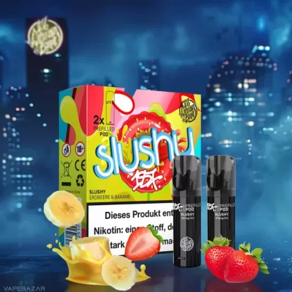 187 Pods – Slushy (2er Pack) - Banane, Früchtemix (06C459)