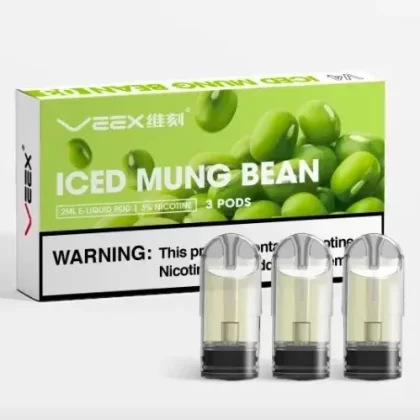 VEEX V4 Transparent Pre-filled Closed Vape Pod Cartridges 2ml 3pcs/Pack