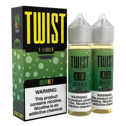 TWIST E-Liquid - Green No.1 - 120ML E-Liquid (Twin 60ML Pack) - 6MG