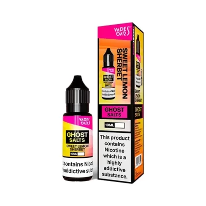 Vapes Bars Ghost Salts Sweet Lemon Sherbert E Liquid 10ml - Nicotine Strength#20mg>10mg (5871A0) (5871A0)
