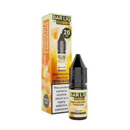 Sour Pineapple Tangerine Bar Liq 10ml Nic Salt by Zeus Juice