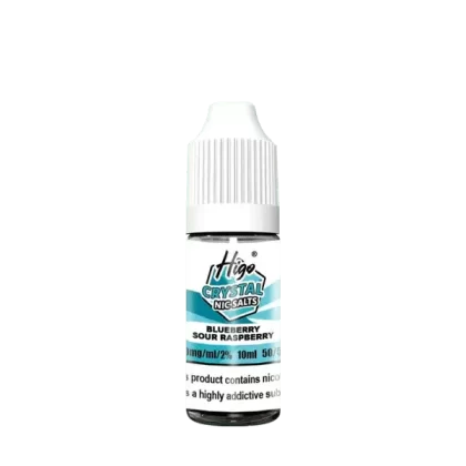 Higo crystal Blueberry Sour Raspberry Nic Salt Vape Juice - Strength 10mg