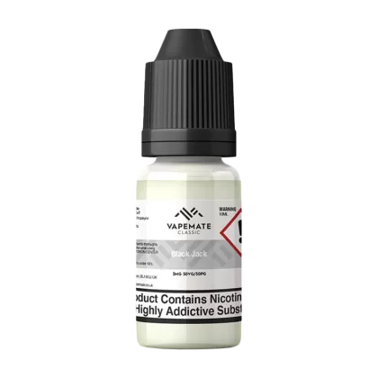 Vapemate Classic Black Jack 10ml - 50VG / 50PG / 12mg - Vapeshop Co