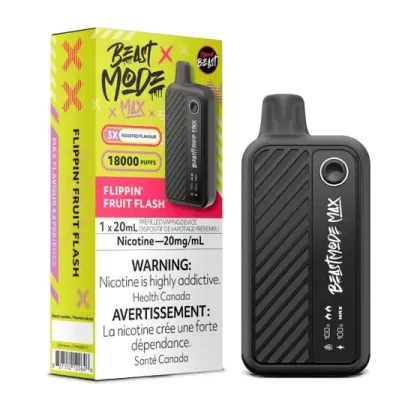 Flavour Beast Beast Mode Max 18K Disposable – 20ML – Flippin’ Fruit Flash - Ontario, Outside Ontario