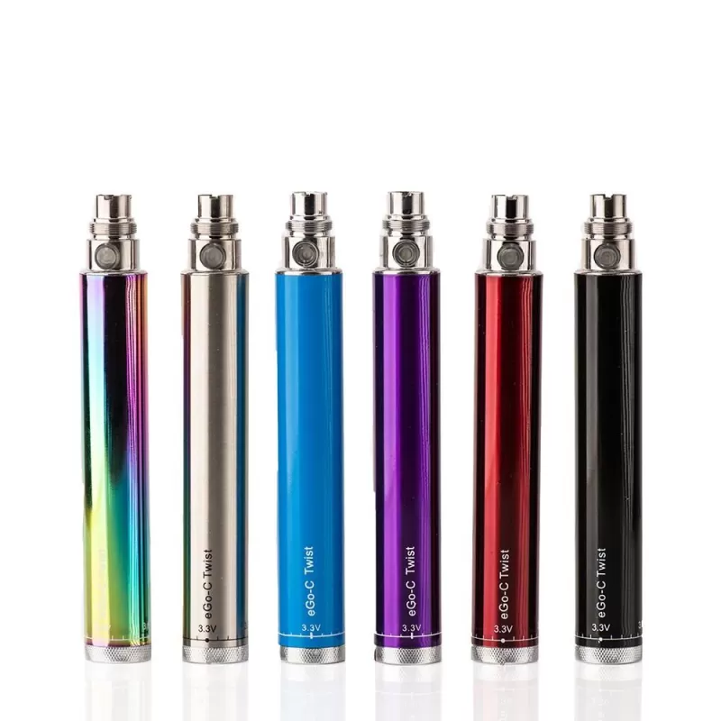 Ego C Twist 650mAh 510 Thread Cart Battery + Charger - Discountvapepen
