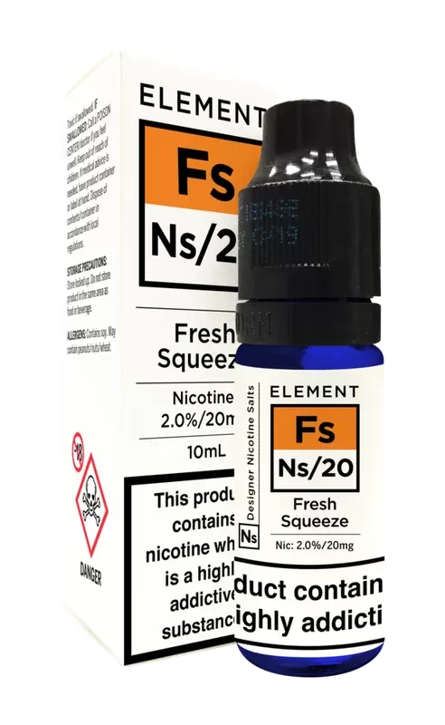 Element NS20 Fresh Squeeze Nicotine Salt High-VG ELiquid
