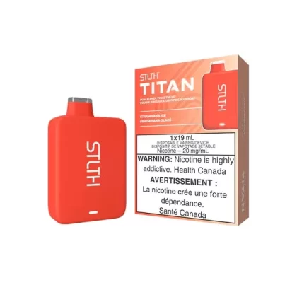 STLTH TITAN Disposable Vape – Strawnana Ice