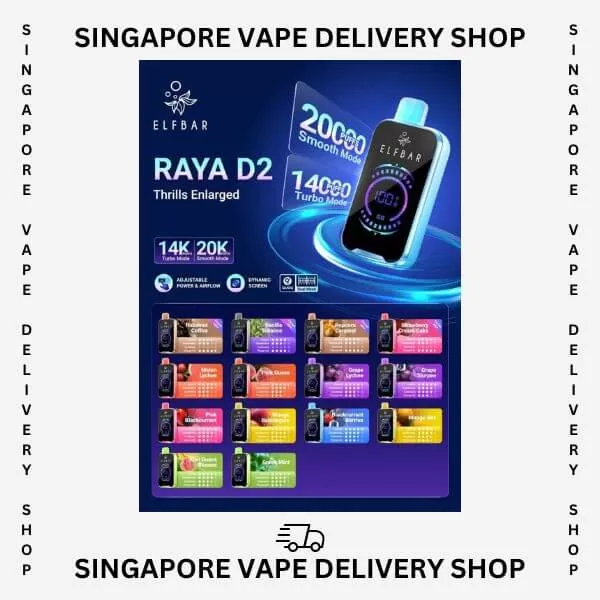 Elf Bar Raya D2 20000 Puffs - Grape Lychee - Image 2