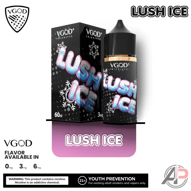 Vgod Lush Ice E-Liquid 60mL - Image 2