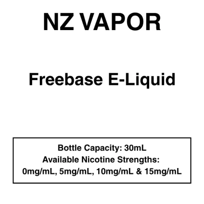 Vapure – Freebase E-Liquid – 60mL