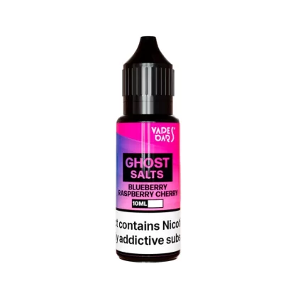 Vapes Bars Ghost Salts Blueberry Raspberry Cherry Nic Salt - 10 Pack