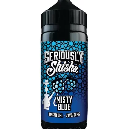 DOOZY SERIOUSLY SHISHA MISTY BLUE 100ML SHORTFILL E-LIQUID