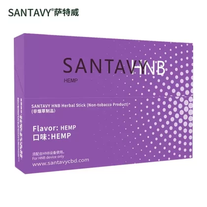 Original Santavy CBD Herbal Heets E-Herbal Tobacco HeatSticks 200 pcs/Carton for IQOS and Other Heat Not Burn HNB Device Tobacco Heating Smokeless System ( )