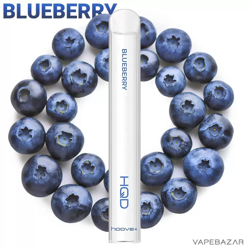 HQD Hoova + Einweg E-Zigarette – Blueberry - 20mg/ml / 2ml / Blaubeere