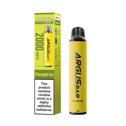 VooPoo Argus Bar Neon 2K Prefilled Pod Kit - Blue Sour Raspberry