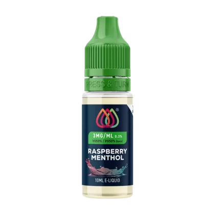Raspberry Menthol E-Liquid by Aquavape - 10ml - 6mg - Vape Product (0A85F2)
