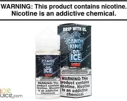 SOUR WORMS ON ICE BY DRIP MORE 100ML - Vapejuice