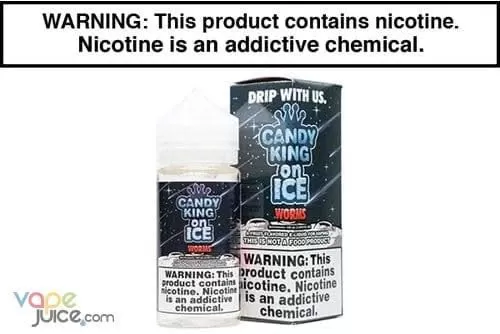 SOUR WORMS ON ICE BY DRIP MORE 100ML - Vapejuice