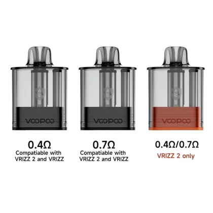 VOOPOO VRIZZ V2 Replacement Pod Cartridge (2pcs/pack) - Ecigpremium