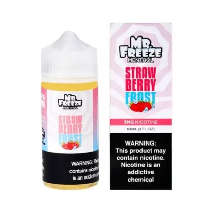 Strawberry Frost E-Liquid by Mr. Freeze - Size#100ml~Nicotine#3MG>6MG