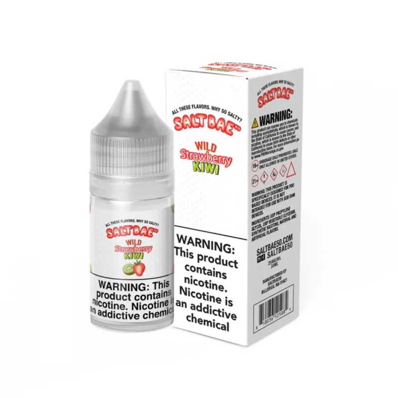 Wild Strawberry Kiwi E-Juice by Salt Bae 50 E-Liquid 30ML - Ecigmafia