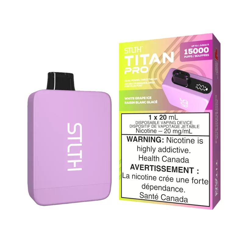 STLTH Titan Pro – White Grape Ice