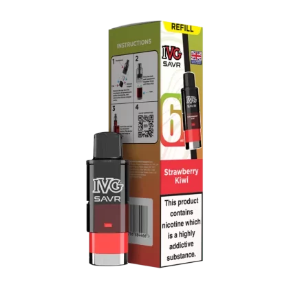 Strawberry Kiwi IVG SAVR Refill Pack - 20mg - Vape Product