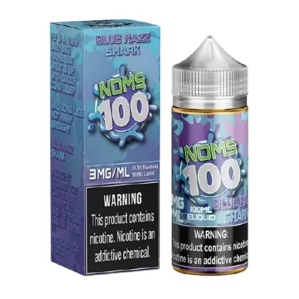 Blue Razz Shark by Noms 100 100ml - Vape Product, Vape Product