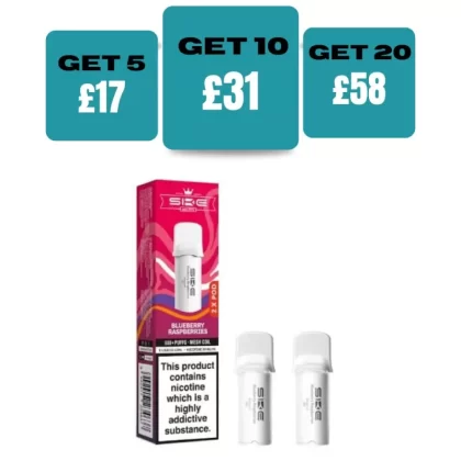 SKE 600 Pro Prefilled Pods (Pack of 2) - £4.99 or 5 for £17 - VMT Ice