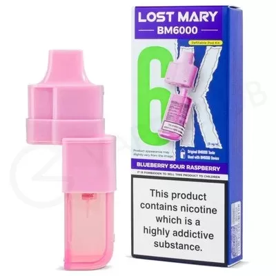 Blueberry Sour Raspberry Lost Mary BM6000 Refill Pack - Ecigpremium