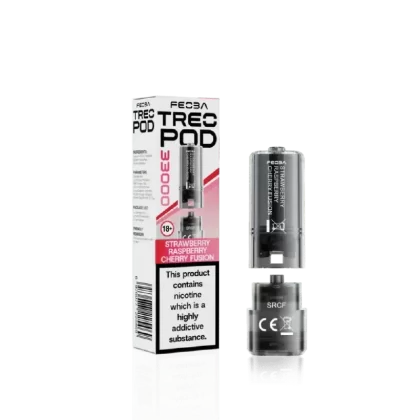 Feoba Treo 33000 Prefilled Pod Strawberry Raspberry Cherry Fusion