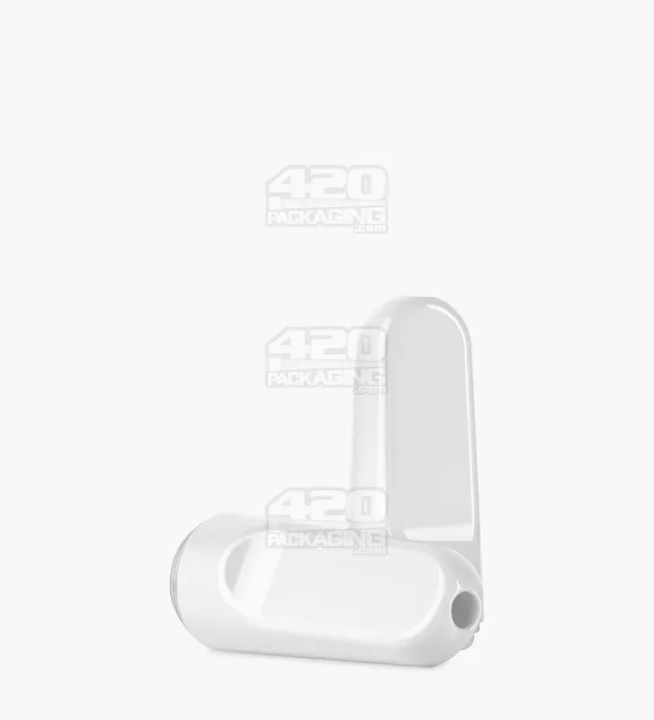 RAE | Flat Vape Mouthpiece for Screw On Ceramic Cartridges | White Ceramic – Screw On – 400 Count