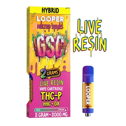 Melted Series 2g Cartridge: GSC by Looper Vape - Ejuicewarehouse