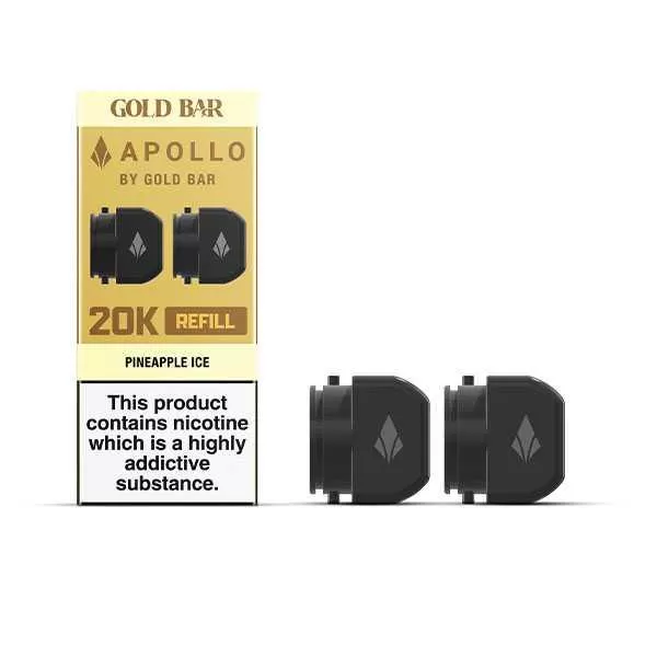 Gold Bar Apollo 20K Prefilled Pods - Pink Burst