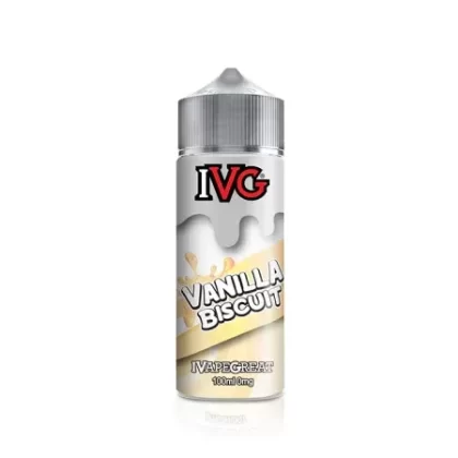 IVG 100ml Shortfill – Vanilla Biscuit