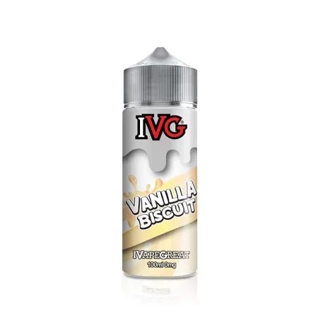 IVG 100ml Shortfill – Vanilla Biscuit