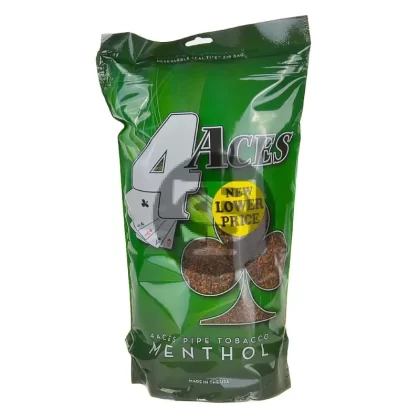 4 Aces Menthol Pipe Tobacco 16 oz. Bag