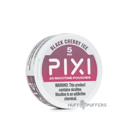 Pixi Nicotine Pouches – Black Cherry Ice - Nicotine Strength#5mg>10mg