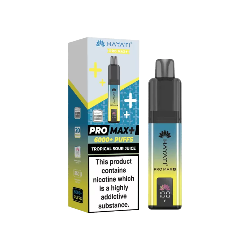 Hayati Pro Max Plus 6000 Puffs Tropical Sour Juice - 20mg