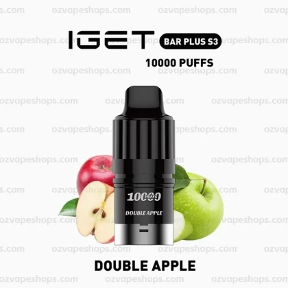 IGET Bar Plus S3 Pod – Double Apple - Vape Store