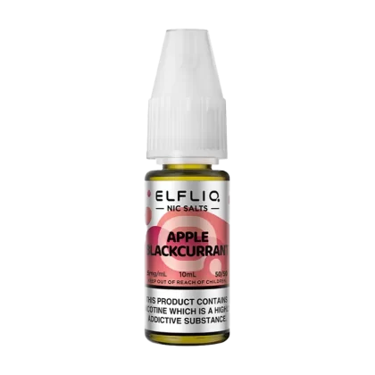 Apple Blackcurrant Elfliq Nic Salt by Elfbar - 10ml - 5mg - Vape Product