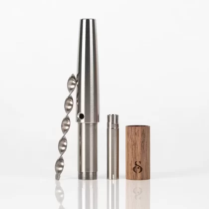 Simrell: Titanium Vortex - Polished, Sandblasted