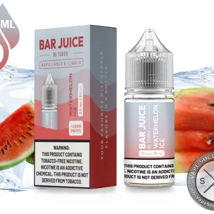 Watermelon ICE BAR JUICE SALT 30ml