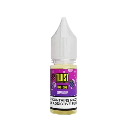 Twist Grape Berry Saltnic vape Juice - 10 Pack - Strength 10mg