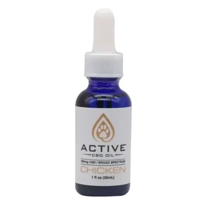 Active CBD Oil Pet Tincture 300mg – (Chicken)