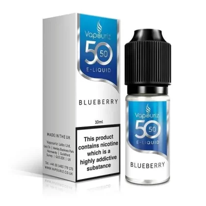 Vapouriz Blueberry E Liquid – 50/50 Series (10ml)
