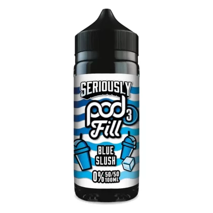 SERIOUSLY POD FILL 3 BLUE SLUSH SHORTFILL E-LIQUID BY DOOZY